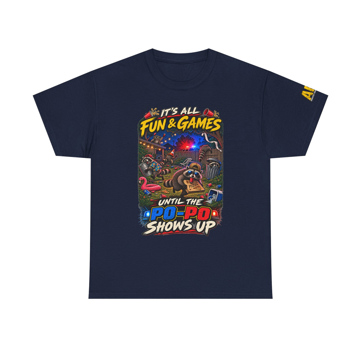 "It's all fun and games..." Unisex Heavy Cotton Tee
