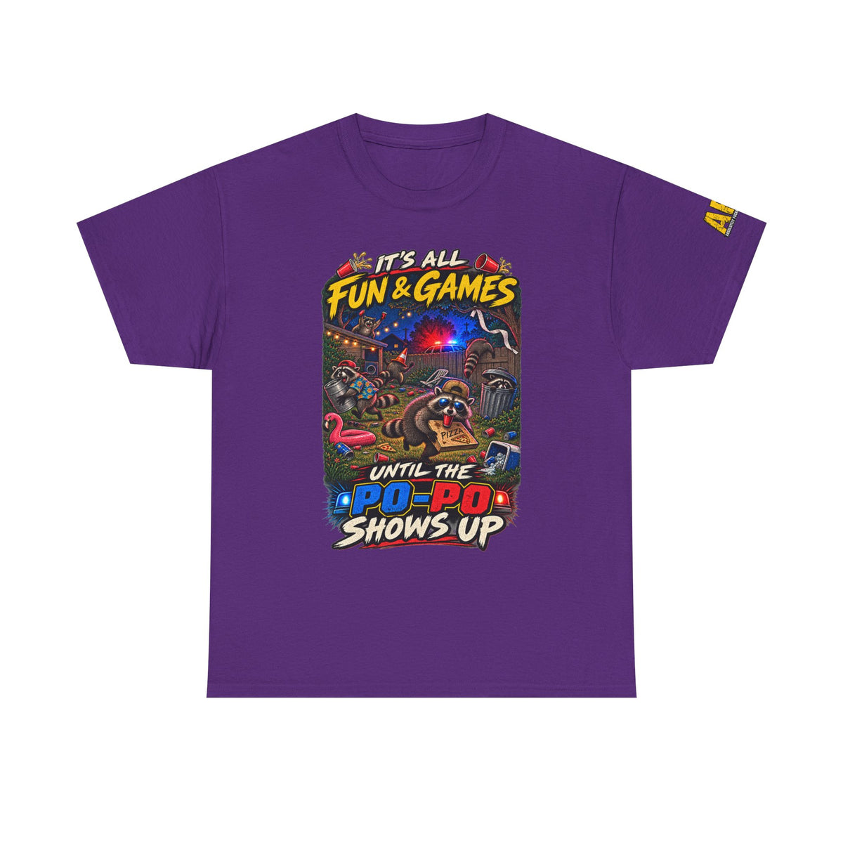"It's all fun and games..." Unisex Heavy Cotton Tee