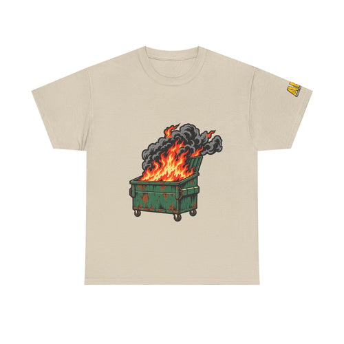 "Dumpster Fire" Unisex Heavy Cotton Tee