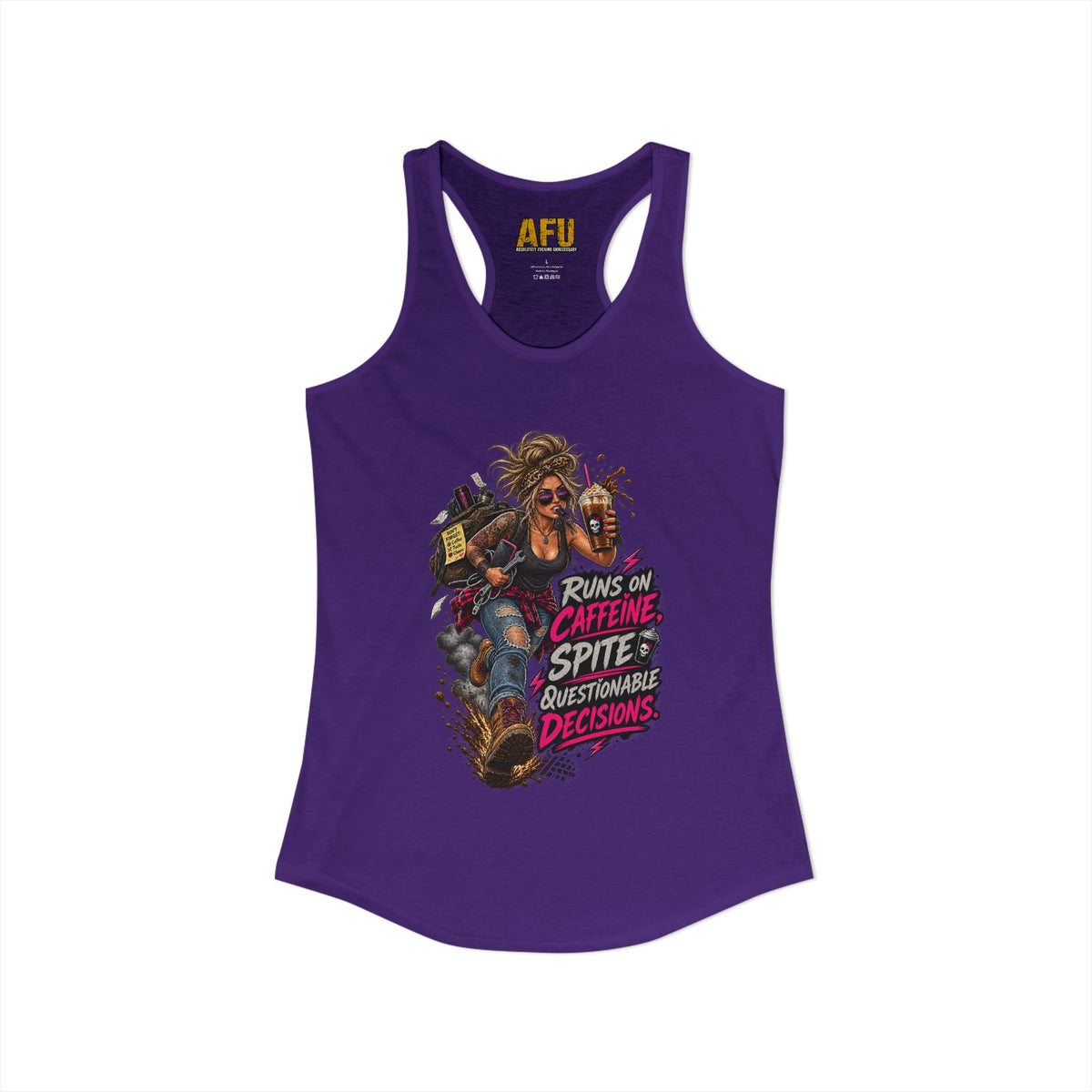 "Caffeine & Spite" Women's Tank