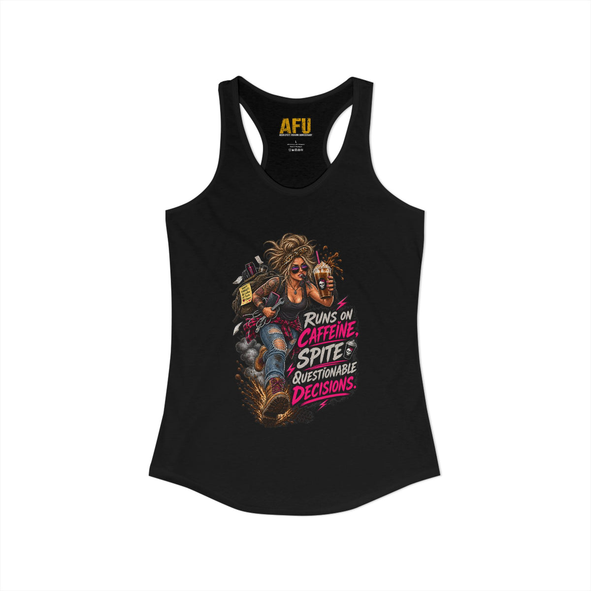 "Caffeine & Spite" Women's Tank