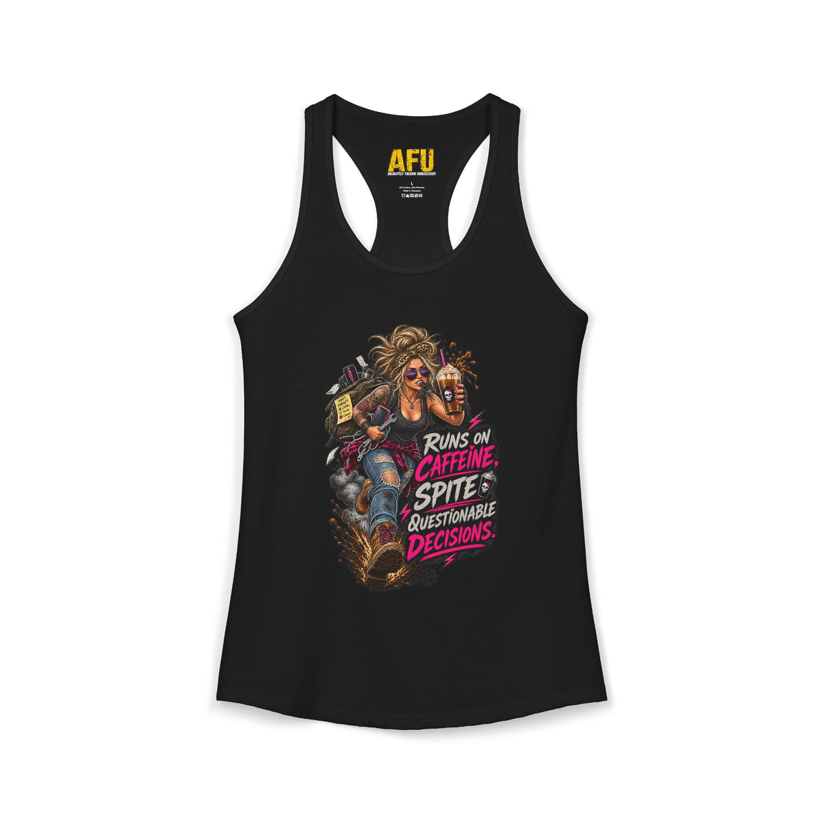 "Caffeine & Spite" Women's Tank
