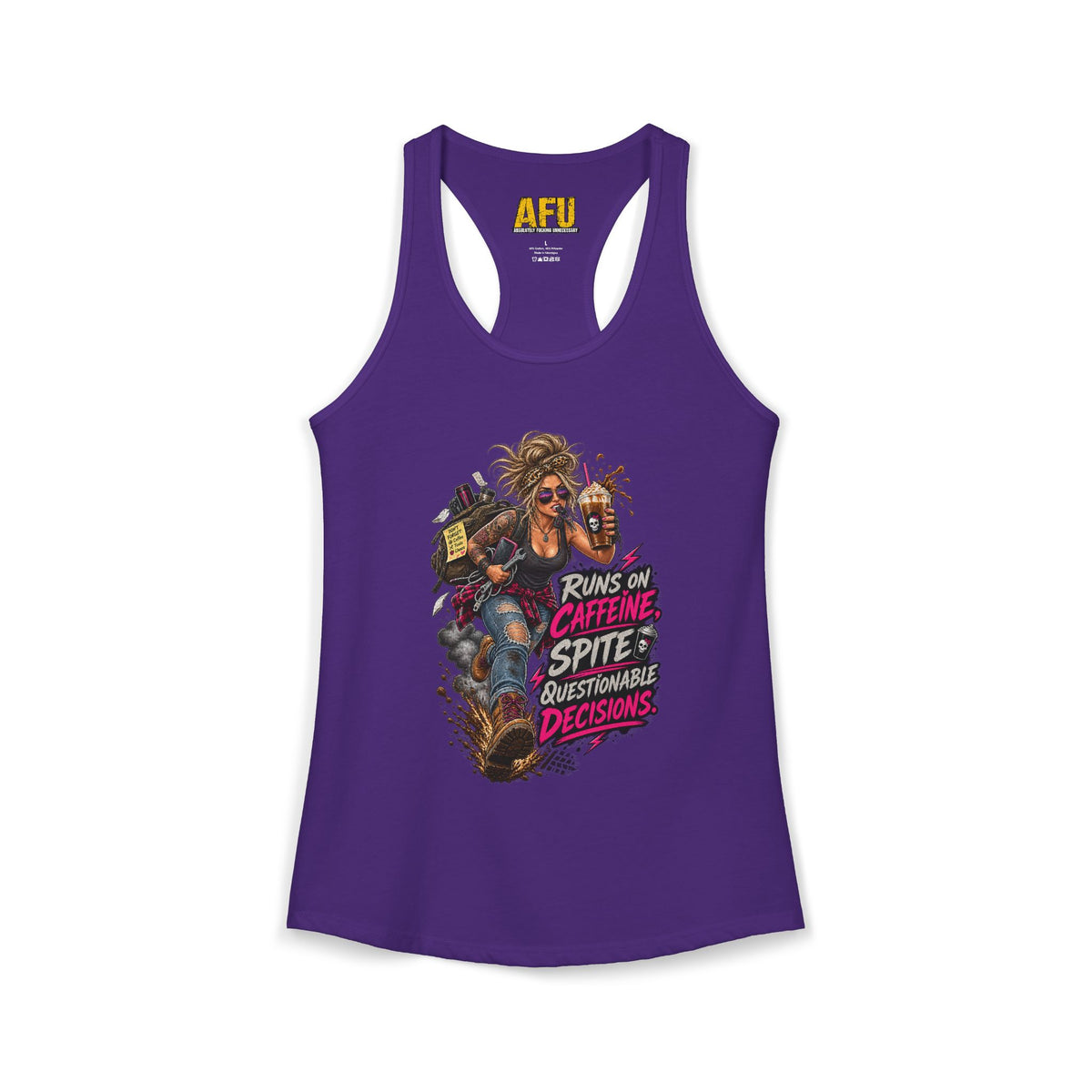 "Caffeine & Spite" Women's Tank