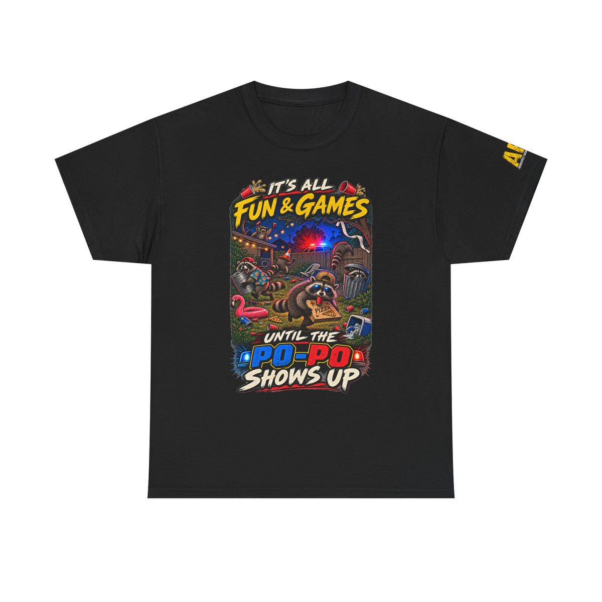 "It's all fun and games..." Unisex Heavy Cotton Tee