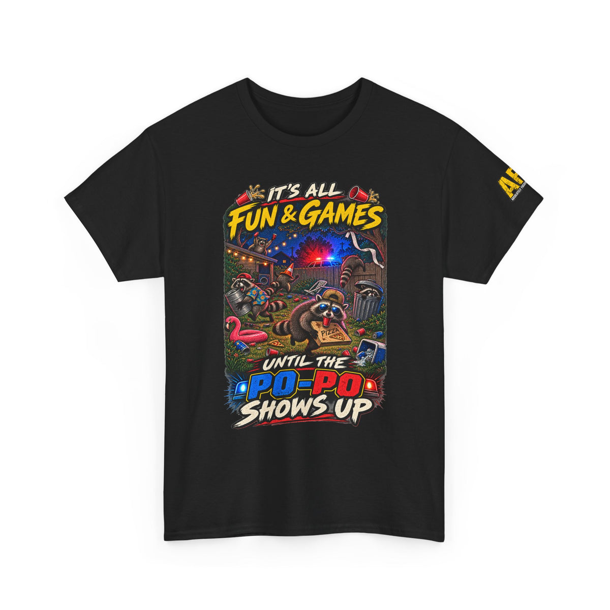"It's all fun and games..." Unisex Heavy Cotton Tee