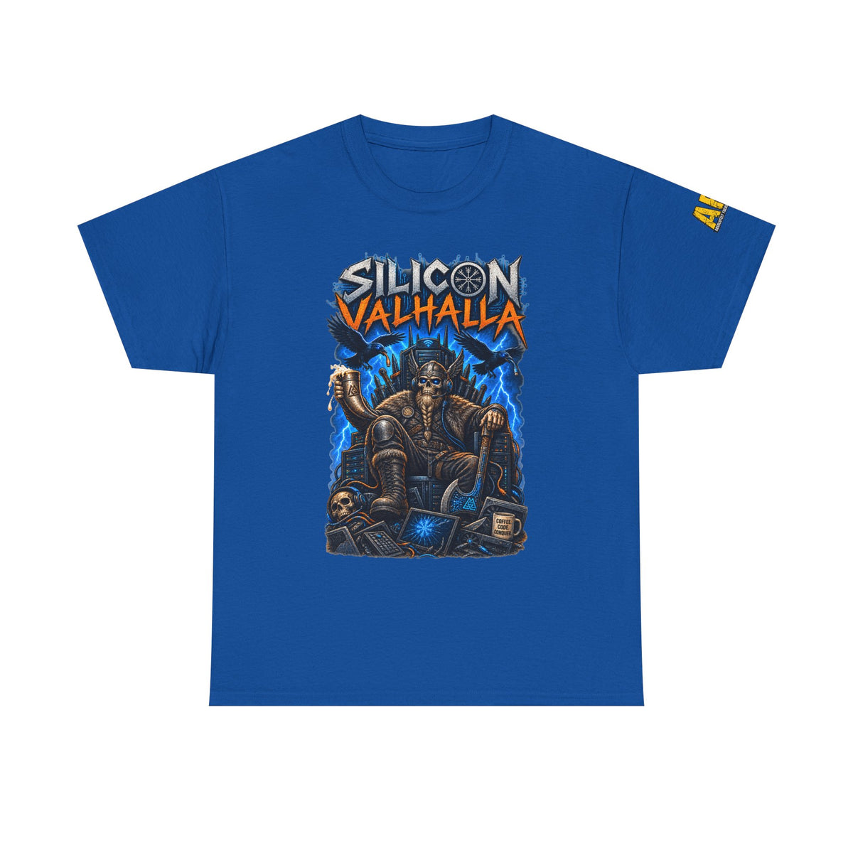 "Silicon Valhalla" Unisex Heavy Cotton Tee