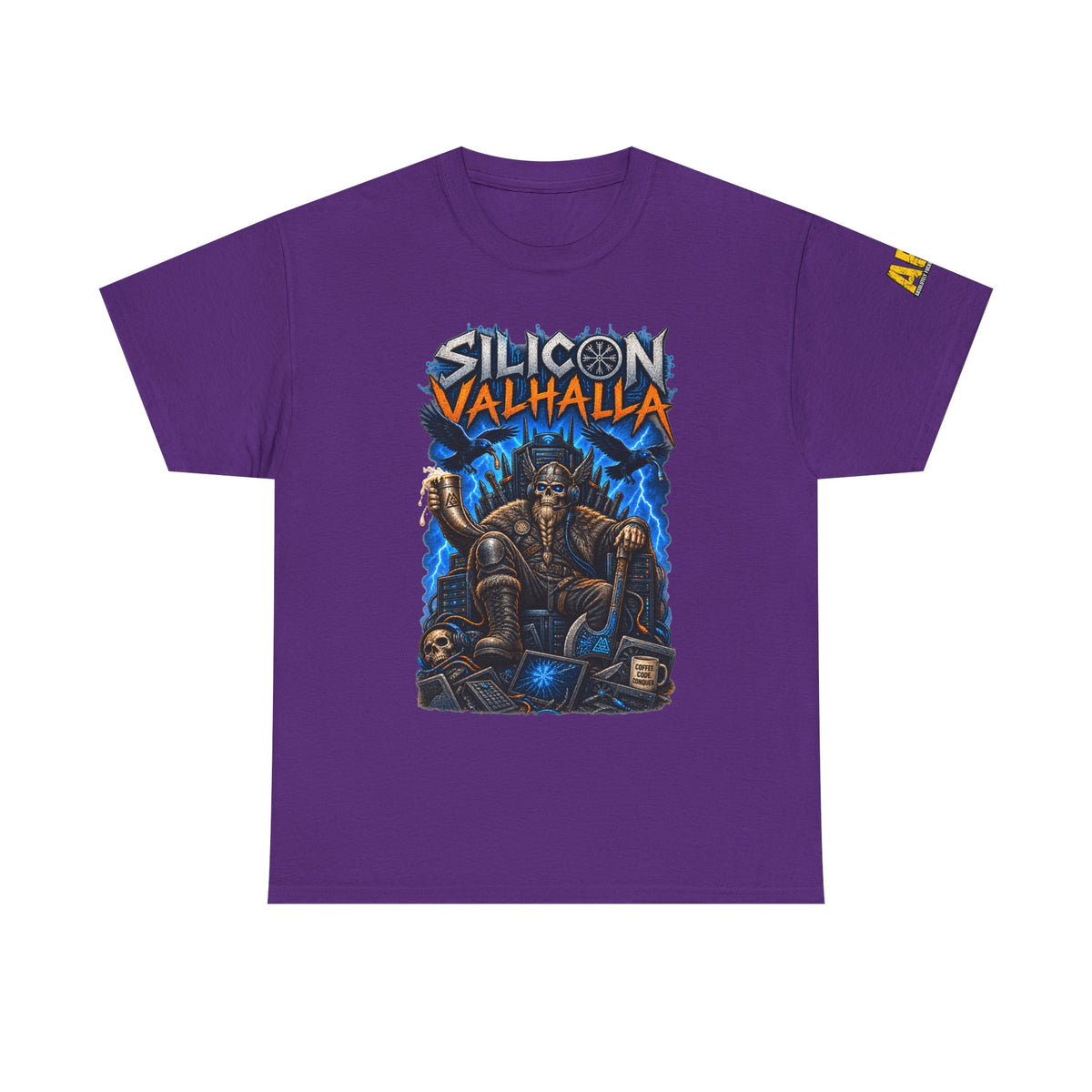 "Silicon Valhalla" Unisex Heavy Cotton Tee