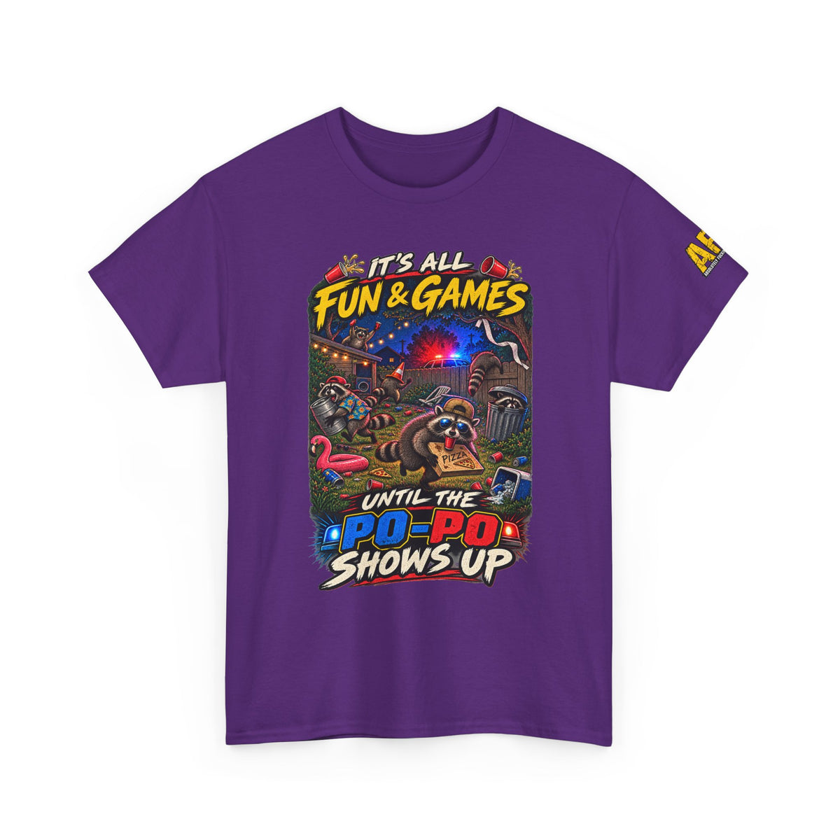 "It's all fun and games..." Unisex Heavy Cotton Tee