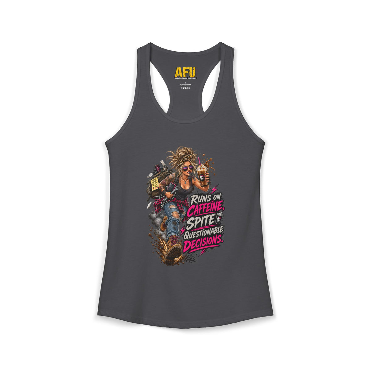 "Caffeine & Spite" Women's Tank