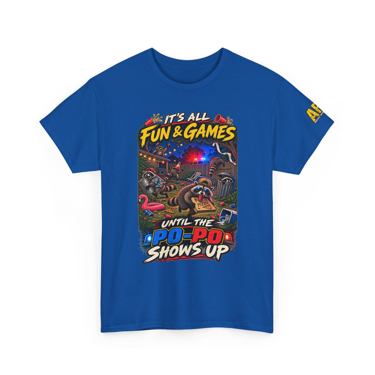"It's all fun and games..." Unisex Heavy Cotton Tee
