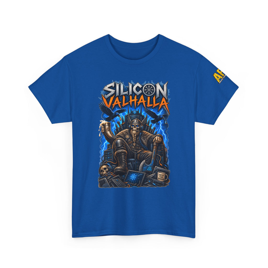 "Silicon Valhalla" Unisex Heavy Cotton Tee