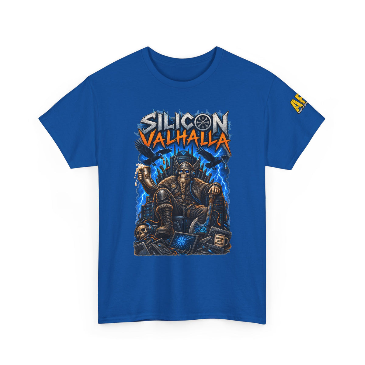 "Silicon Valhalla" Unisex Heavy Cotton Tee