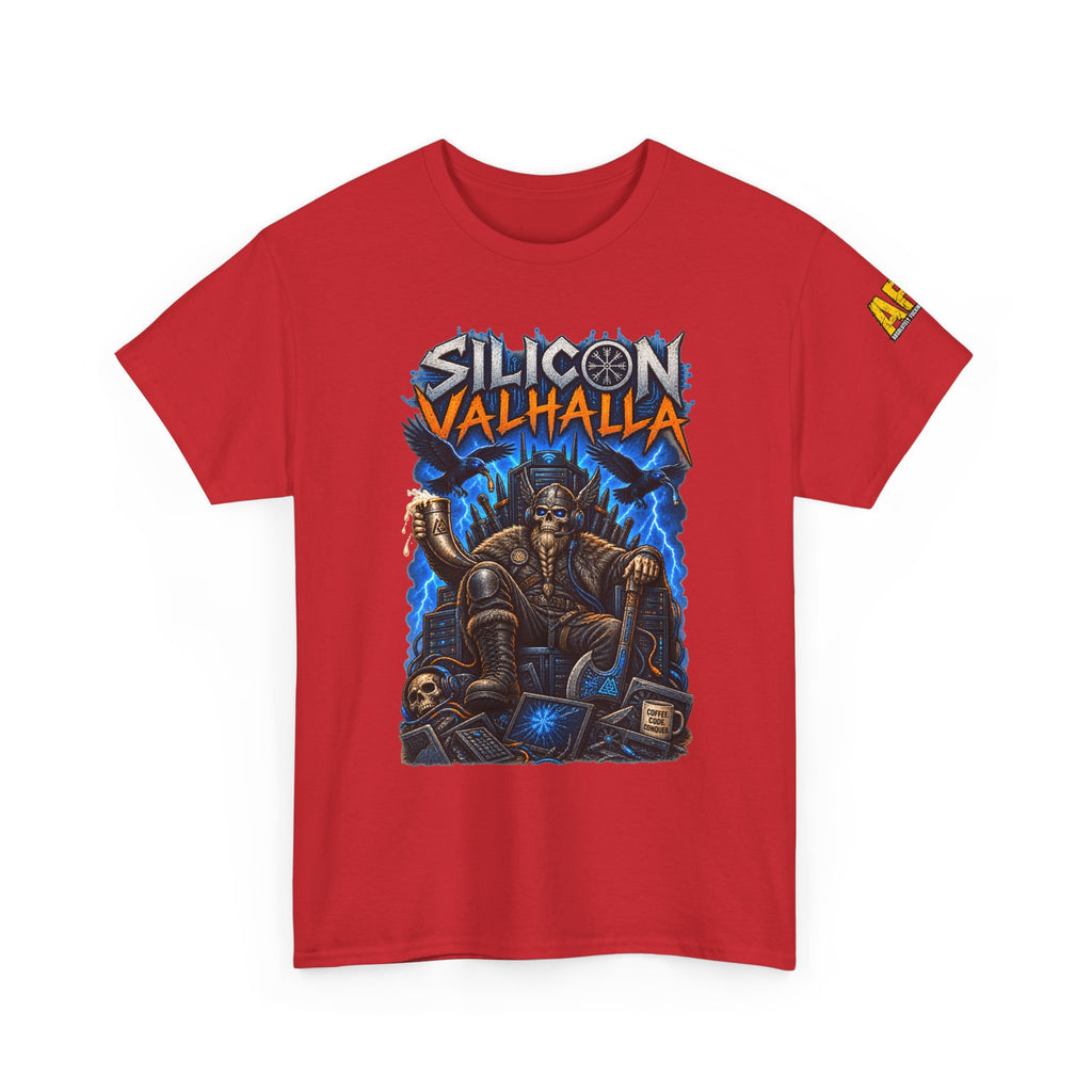 "Silicon Valhalla" Unisex Heavy Cotton Tee